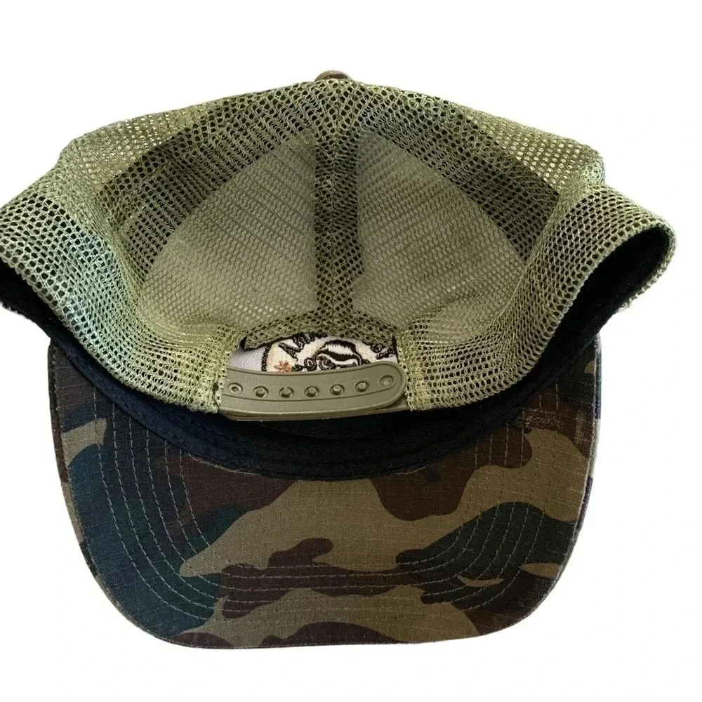 Tough Mama Properly Baked snap back Camo hat